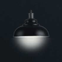 Chandelier — wide cone glow